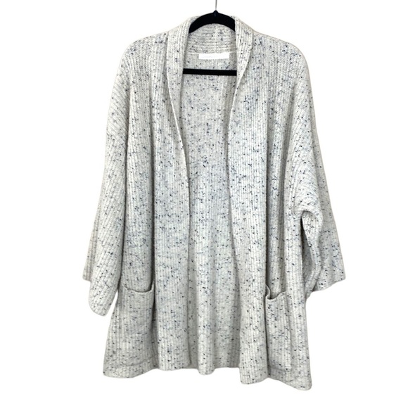 Creatures of Comfort Wool Chunky Knit Marled Duster Cardigan Sweater sz Medium - Picture 3 of 7